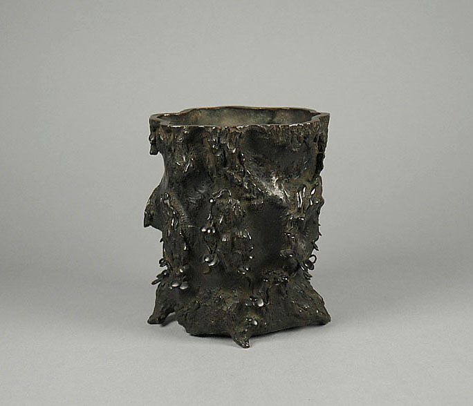Brush Holder, Bronze, Japan