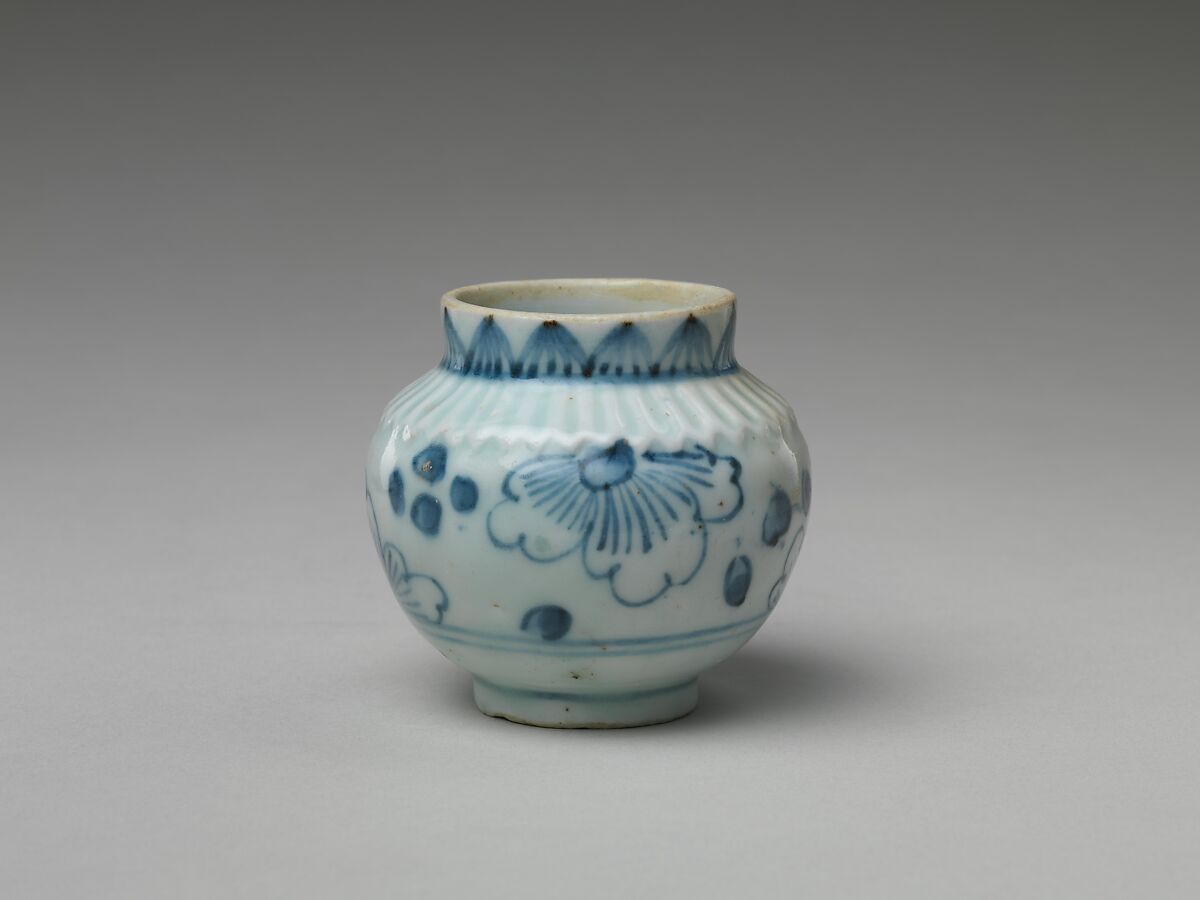 Jar, Porcelain with underglaze blue (Hizen ware), Japan 