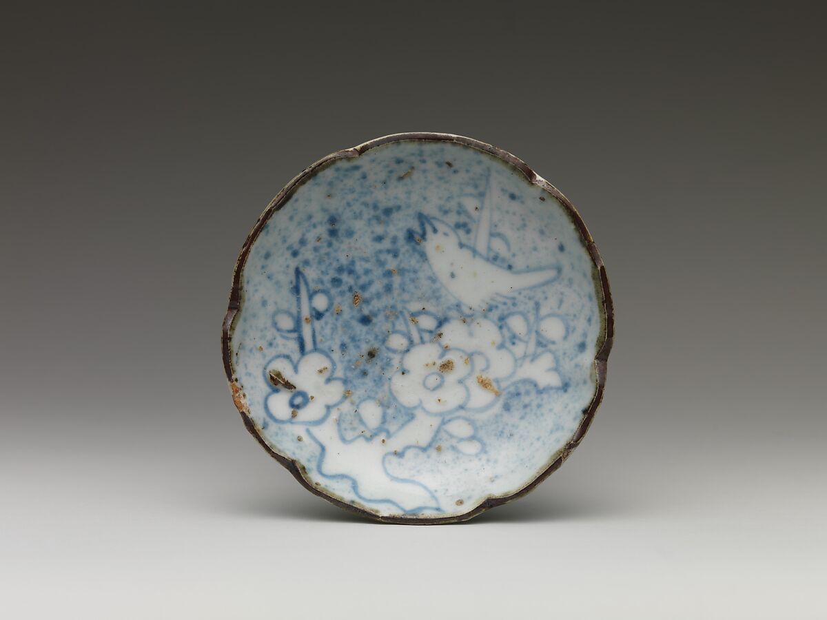 Dish, Porcelain with underglaze blue (Hizen ware), Japan 