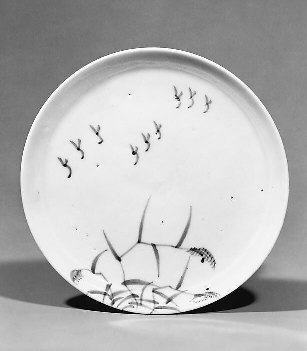 Dish, Porcelain with underglaze blue (Hizen ware), Japan 