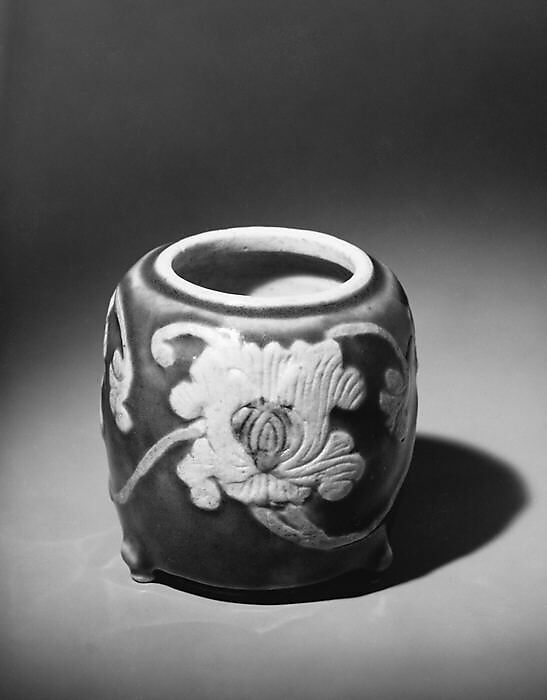 Incense burner, Porcelain with cobalt glaze (Hizen ware), Japan 