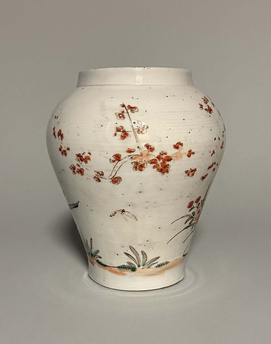 Jar, Porcelain with enamel (Arita ware), Japan