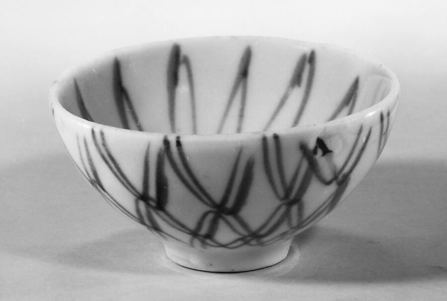 Wine cup, Porcelain with underglaze blue (Hizen ware), Japan 
