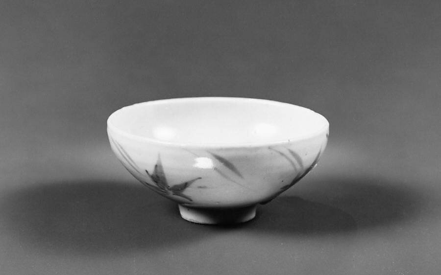 Wine cup, Porcelain with underglaze blue (Hizen ware), Japan 