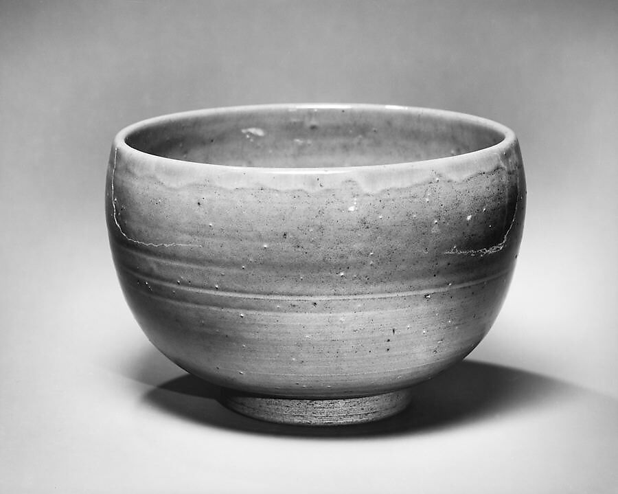 Bowl  "Botebote", Stoneware with green lead glaze (Izumo ware), Japan 