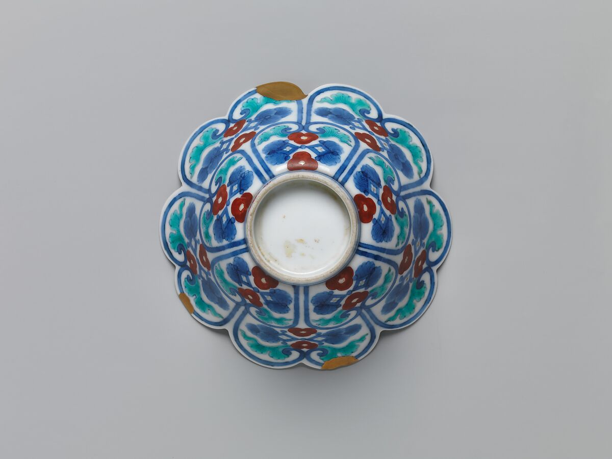 Cup in the Shape of a Blossom, Porcelain with enamels (Nabeshima ware), Japan