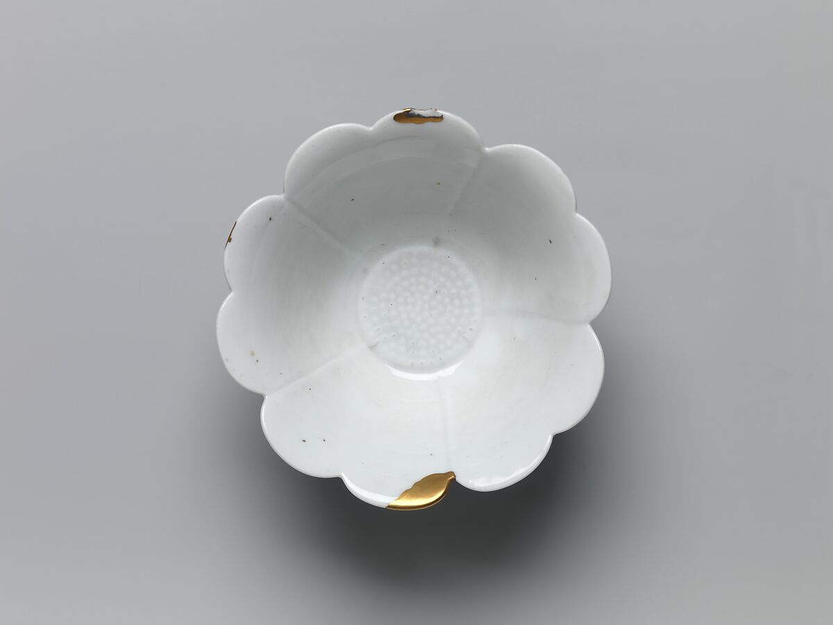 Cup in the Shape of a Blossom, Porcelain with enamels (Nabeshima ware), Japan