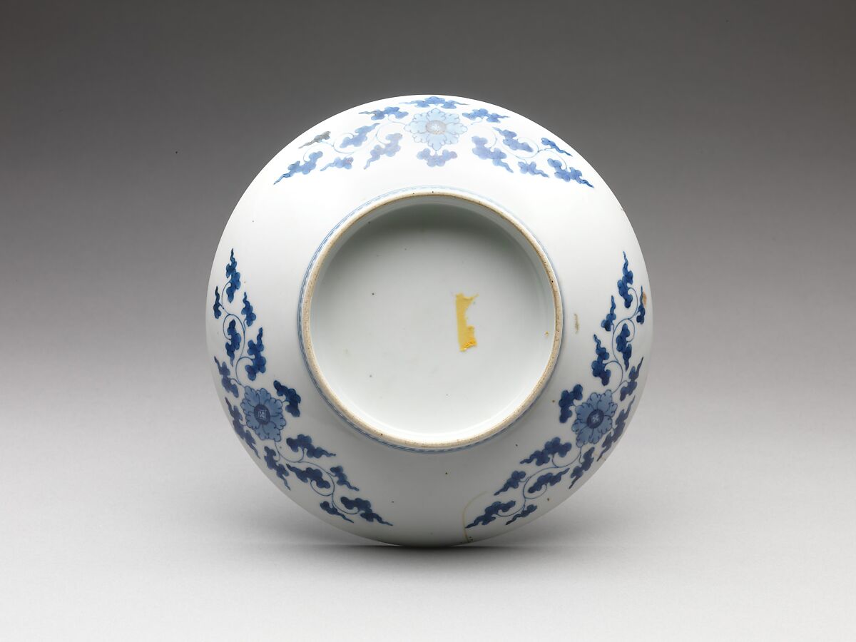 Dish with Design of Cockscomb, Porcelain with enamels (Hizen ware, Nabeshima type), Japan