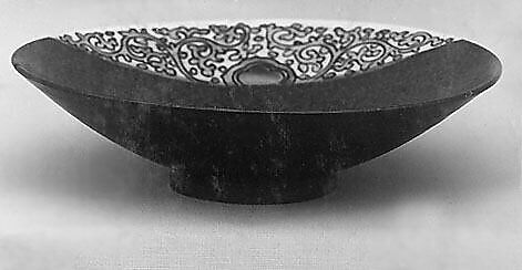 Bowl, Pottery covered with glaze (Hizen ware, Kutani type), Japan 