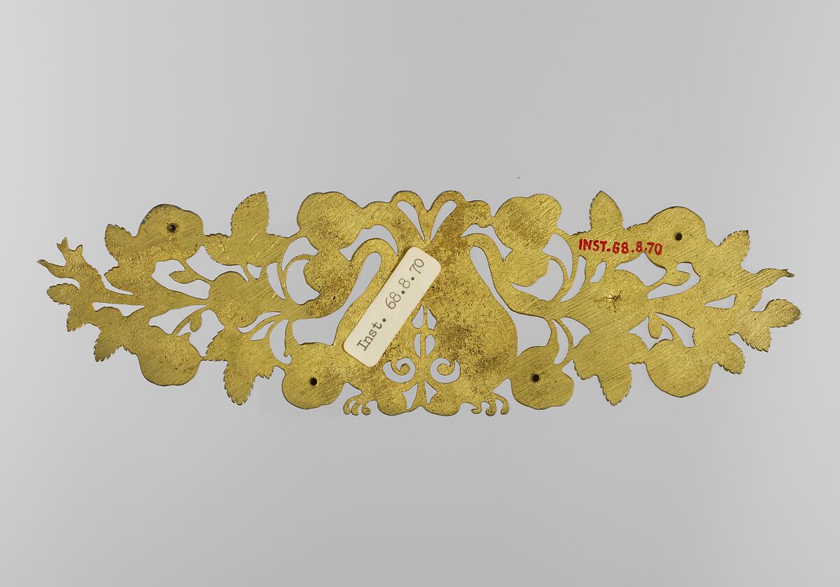 Furniture Hardware, Henry Kellam Hancock (1816–1851), Gilt brass