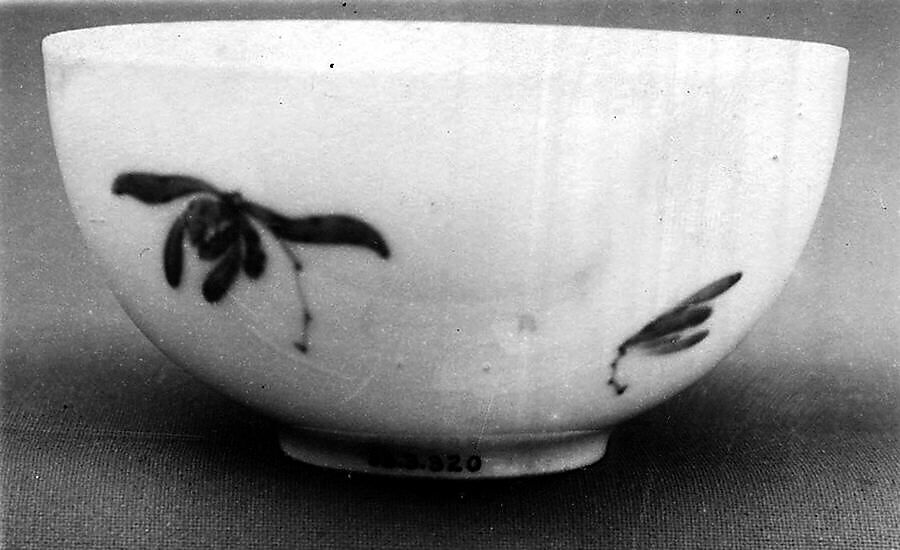 Cup, White porcelain decorated with blue under the glaze (Hirado ware), Japan 