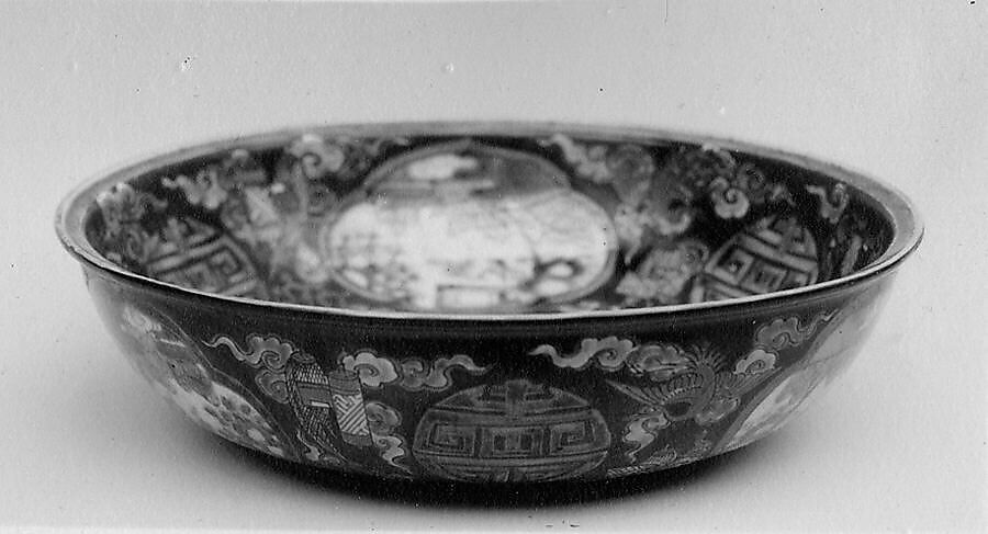 Bowl, Porcelain decorated with enamels (Arita ware, Imari type), Japan 