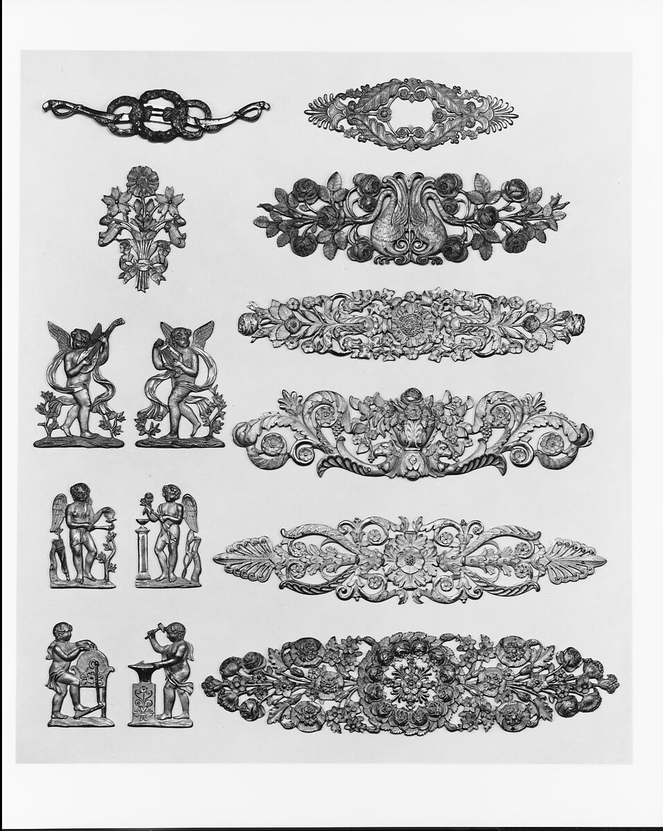 Furniture Hardware, Henry Kellam Hancock (1816–1851), Gilt brass