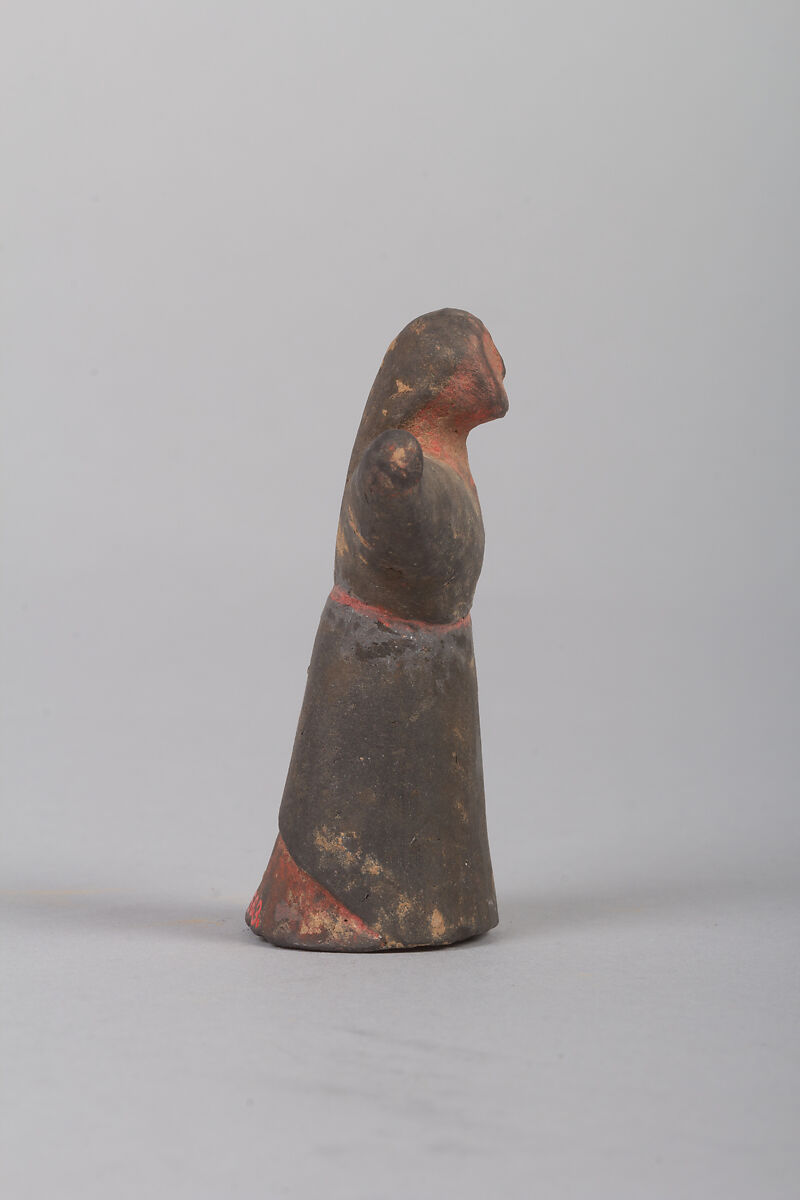 Figure of a woman, Baked clay, China