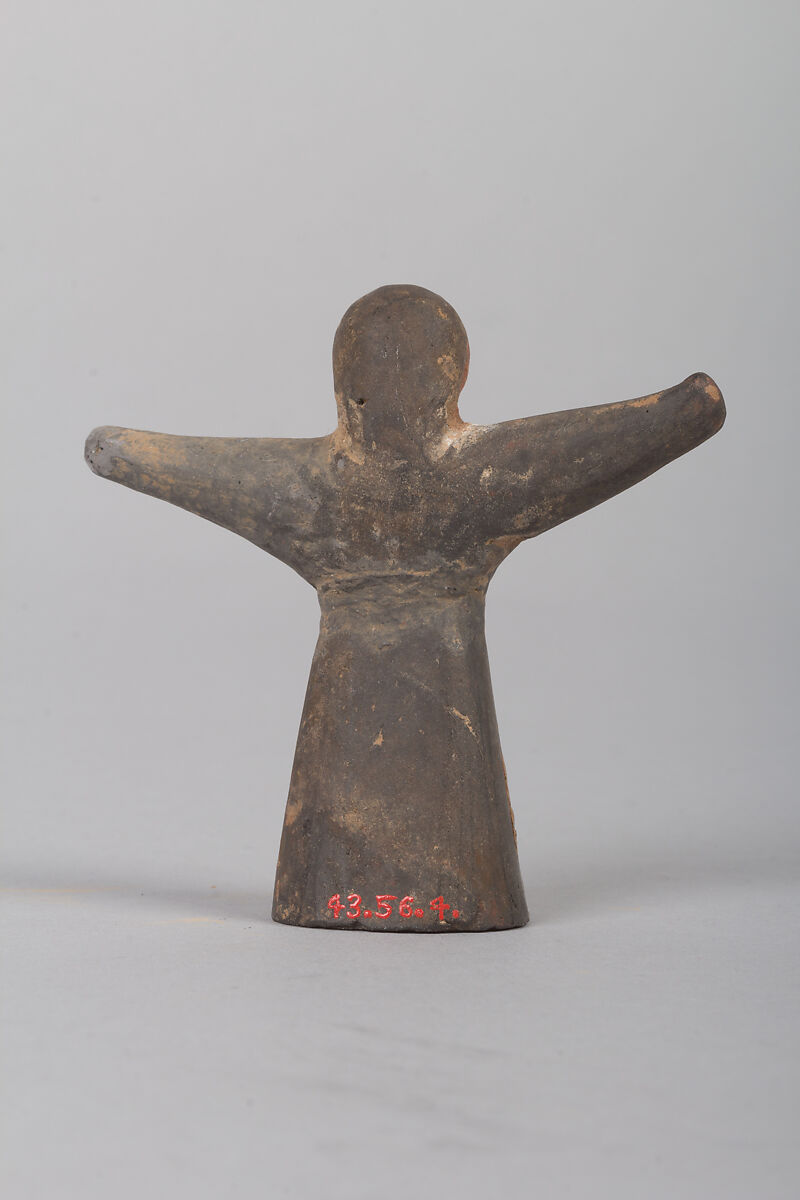 Figure of a woman, Baked clay, China