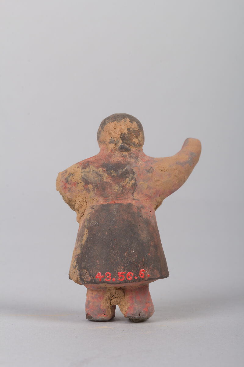 Figure of a woman, Baked clay, China
