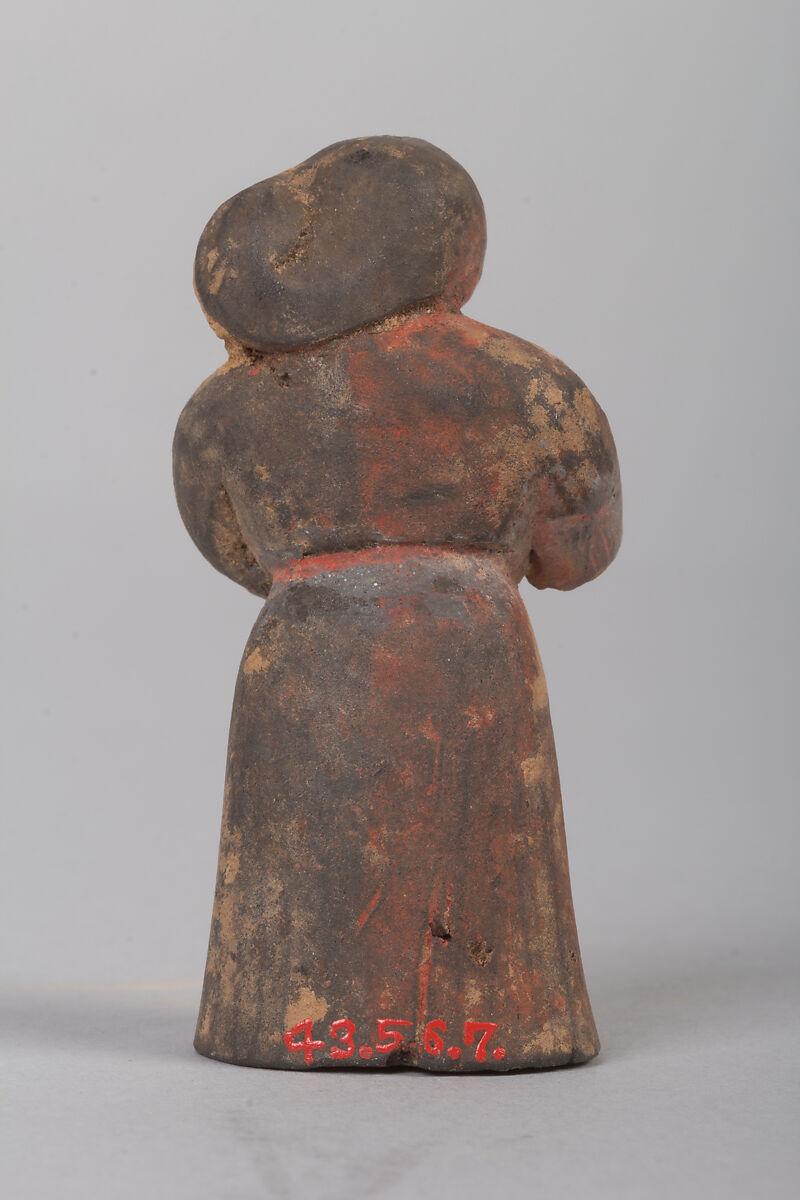 Figure of a woman, Baked clay, China