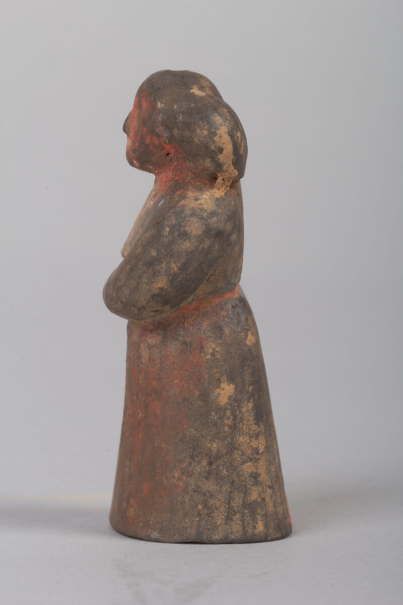 Figure of a woman, Baked clay, China