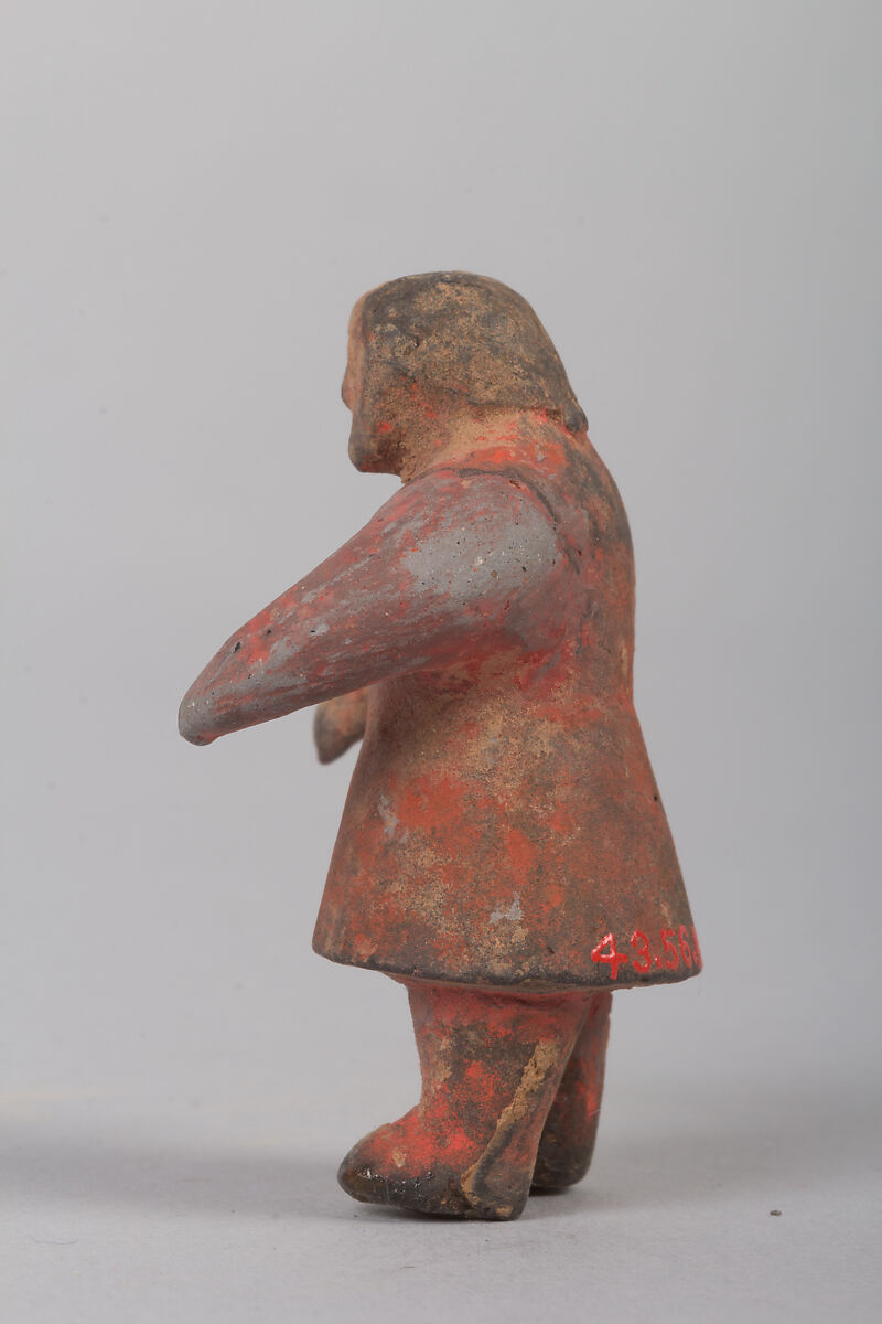 Figure of a child, Baked clay, China