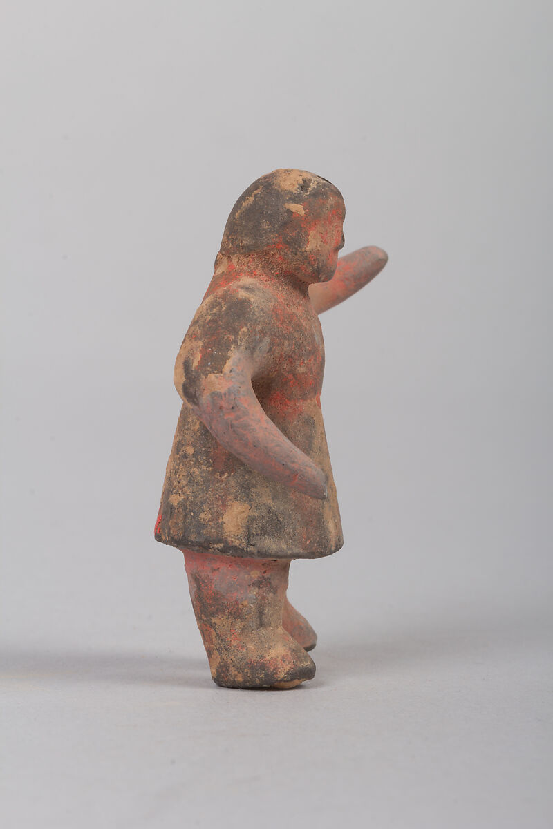 Figure of a child, Baked clay, China