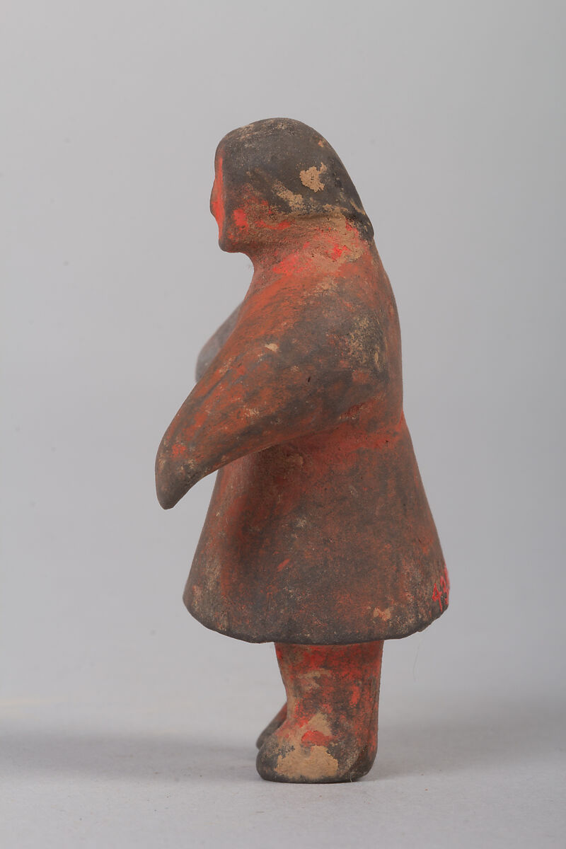 Figure of a child, Baked clay, China