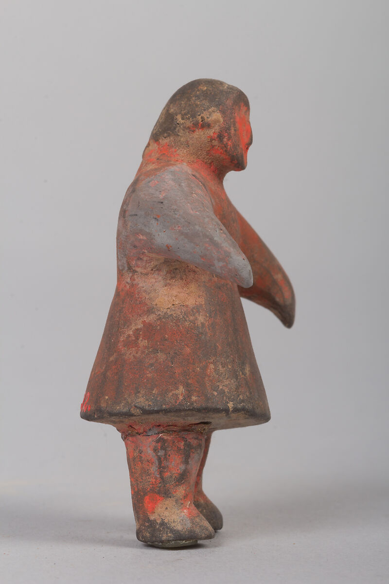 Figure of a child, Baked clay, China