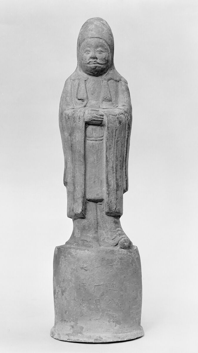 Official Standing on High Base, Terracotta, China 