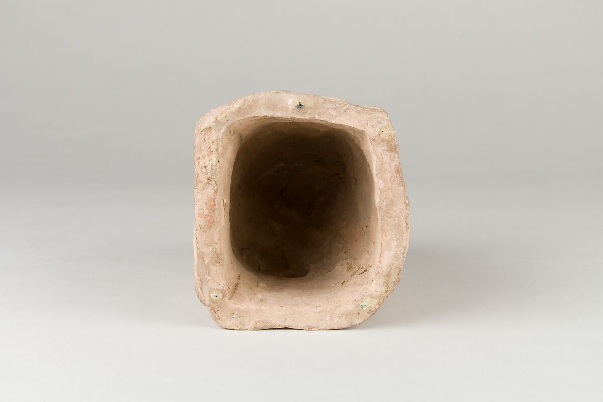 Dragon head (Architectural part), Earthenware, China