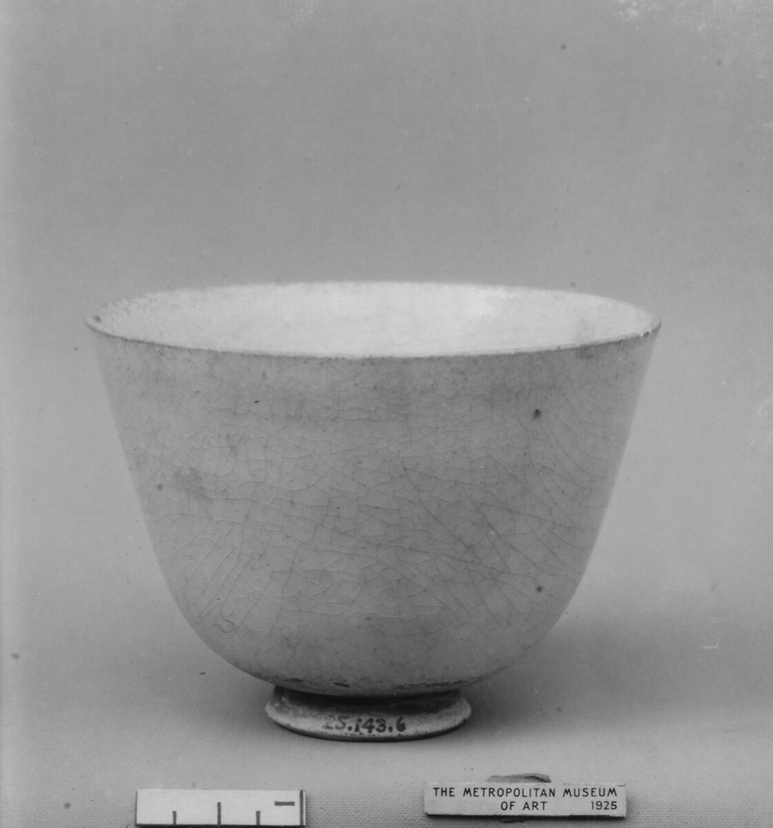Cup, Stoneware with clear glaze, China 