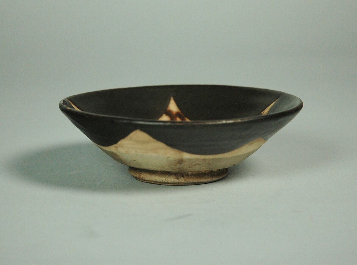 Bowl, Stoneware with black glaze (Yaozhou ware), China