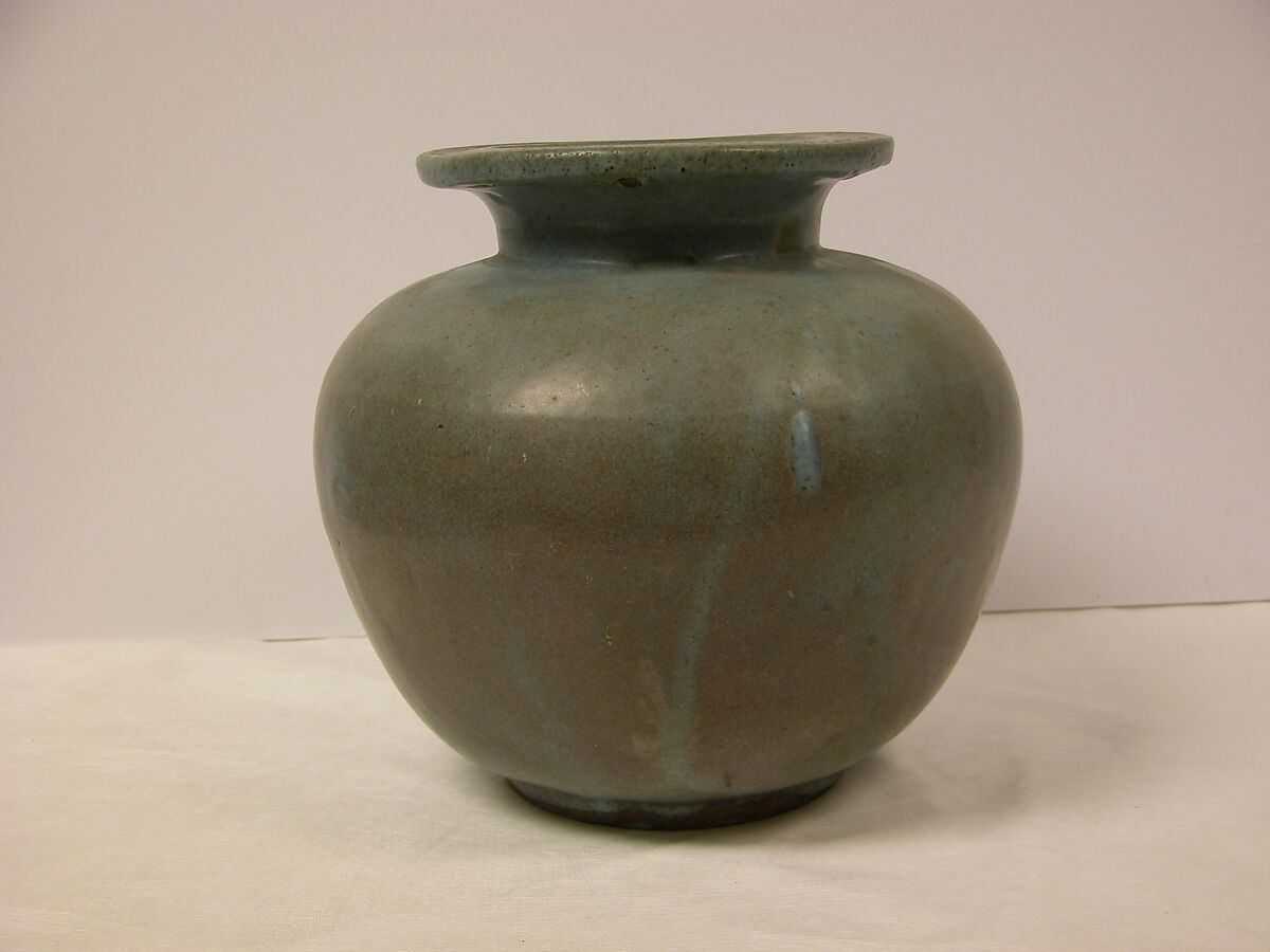 Vase, Pottery (soft Jun type), China 