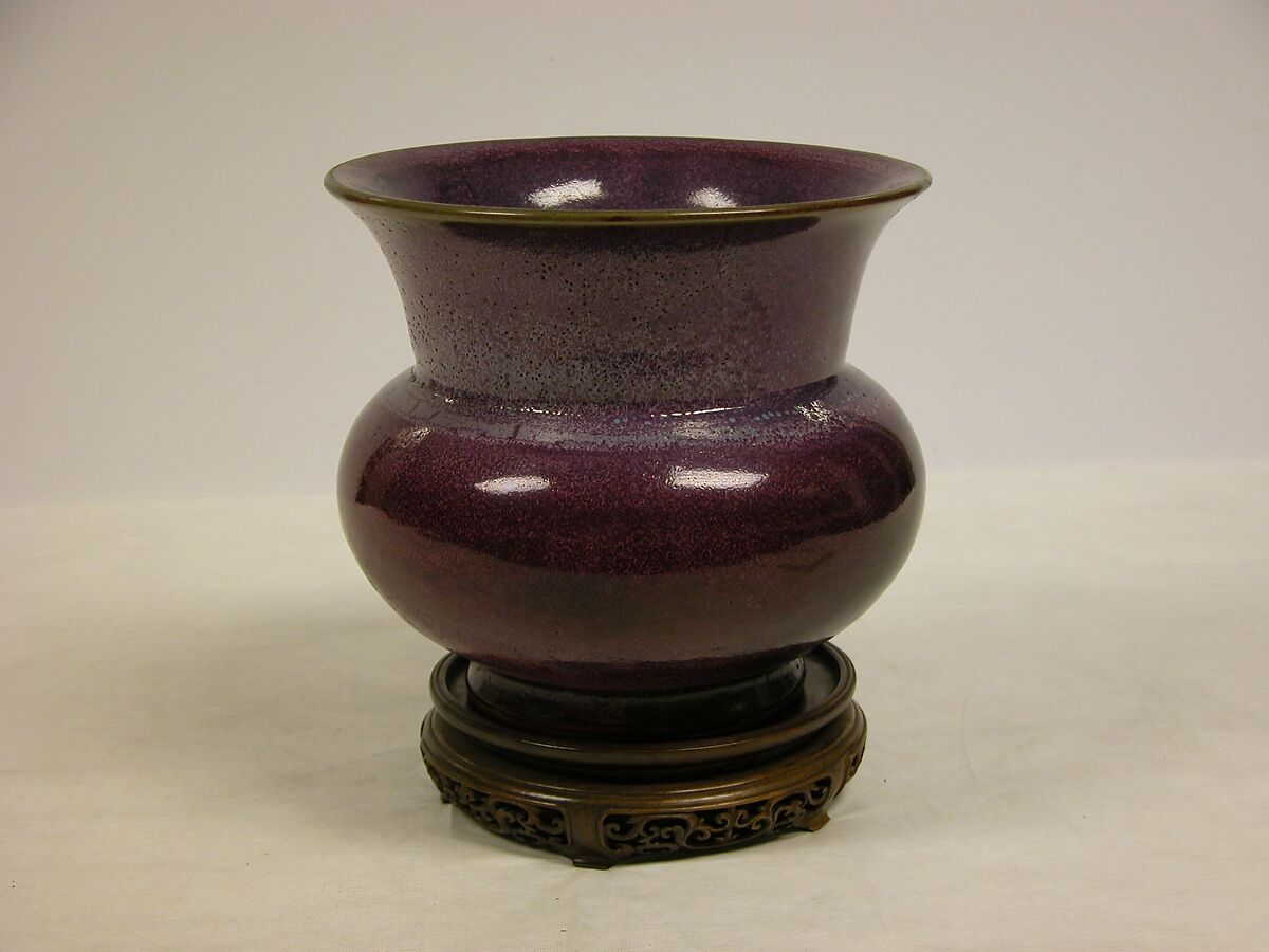 Flower Pot, Pottery (Jun ware), China 