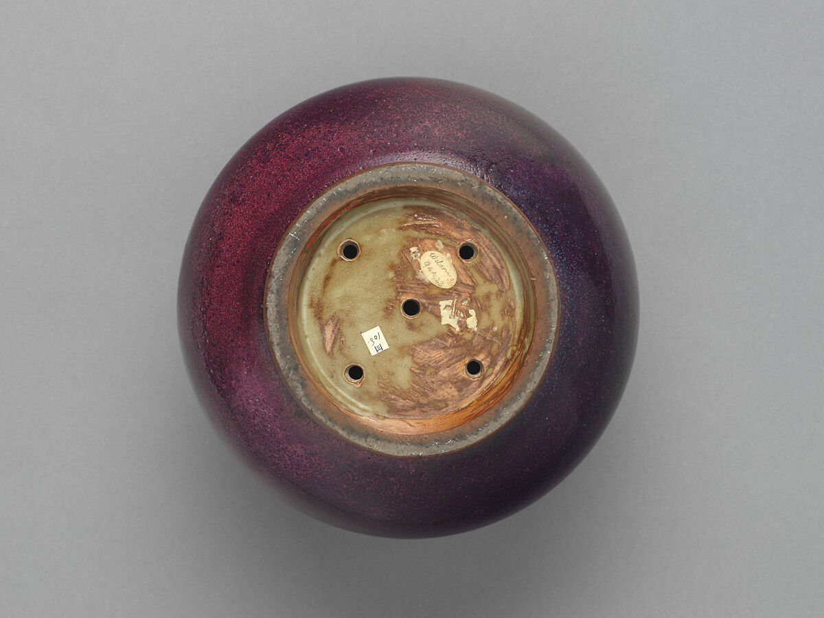 Flower Pot, Pottery (Jun ware), China