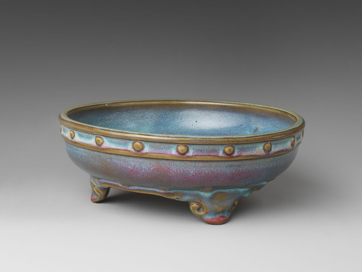 Bulb Bowl, Pottery (Jun ware), China