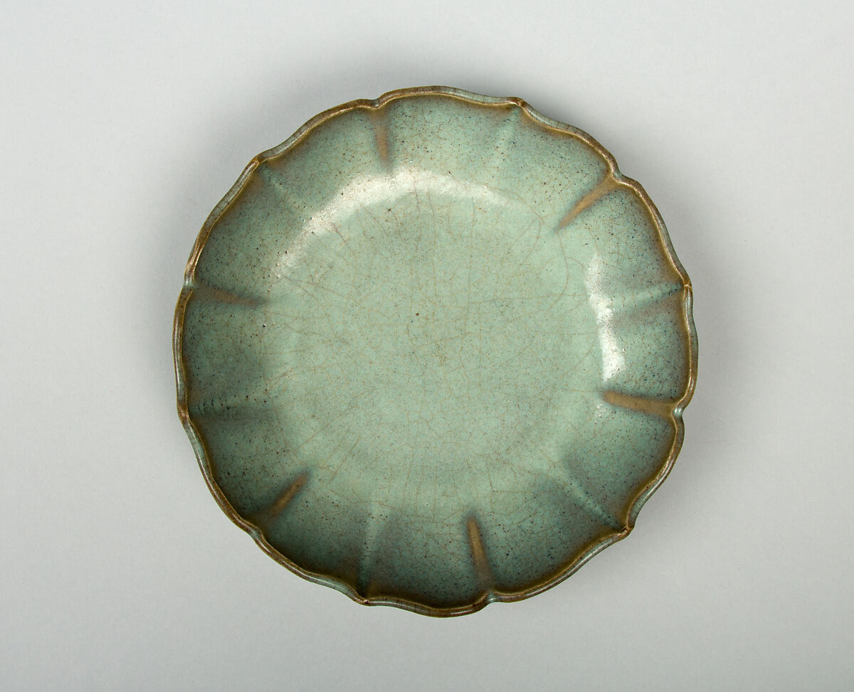 Dish, Stoneware with blue-gray glaze (Jun ware), China