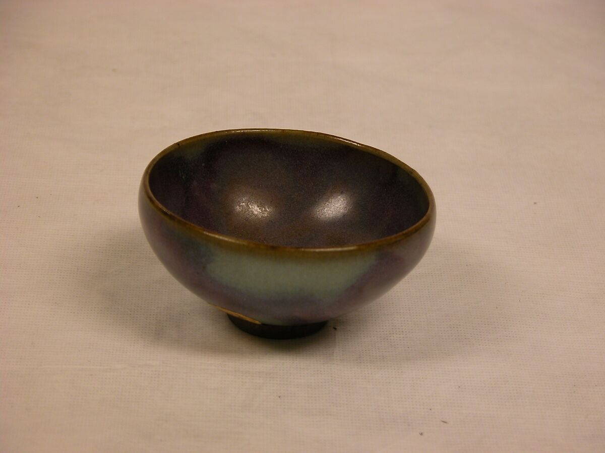 Small bowl, Stoneware with purple-blue glaze (Jun ware), China 
