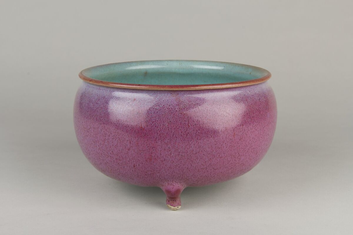 Incense Burner, Pottery (Jun ware), China