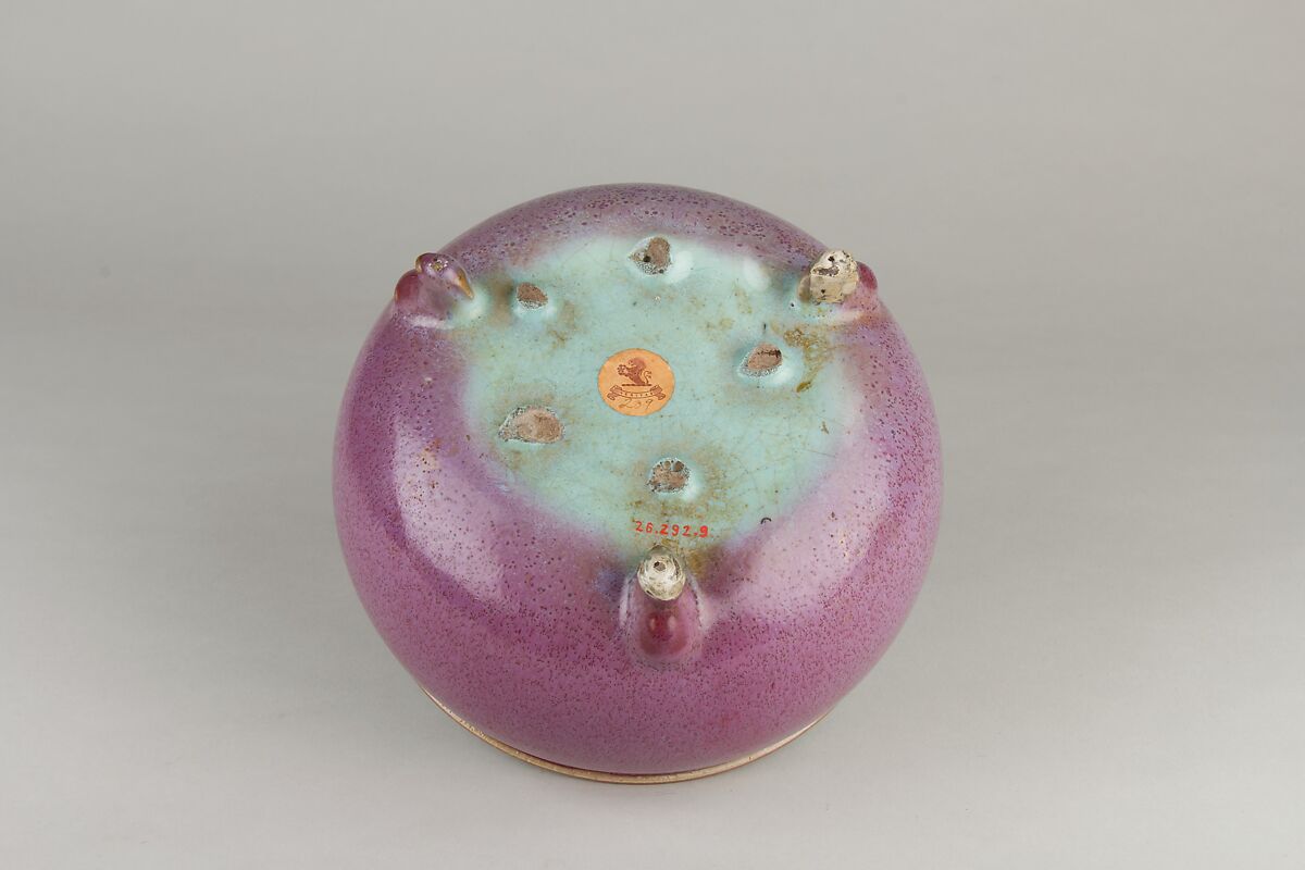 Incense Burner, Pottery (Jun ware), China