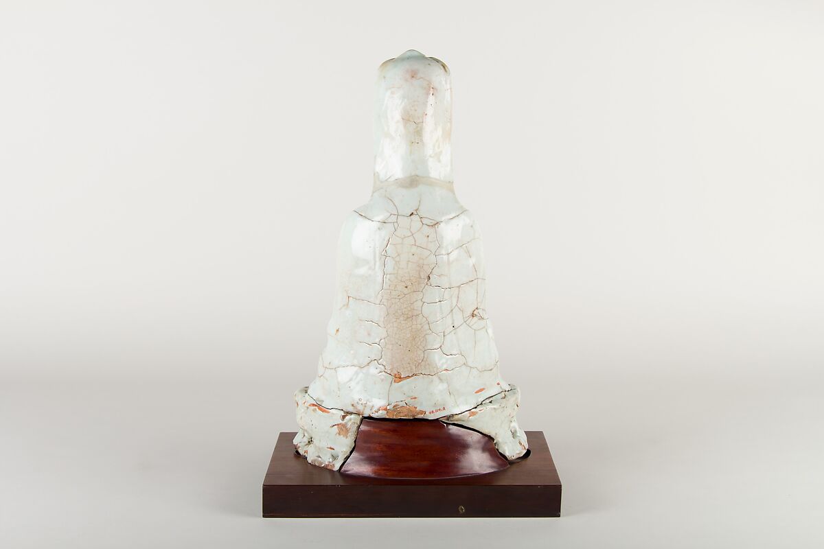 Figure of Guanyin, Pottery (Yingqing ware), China