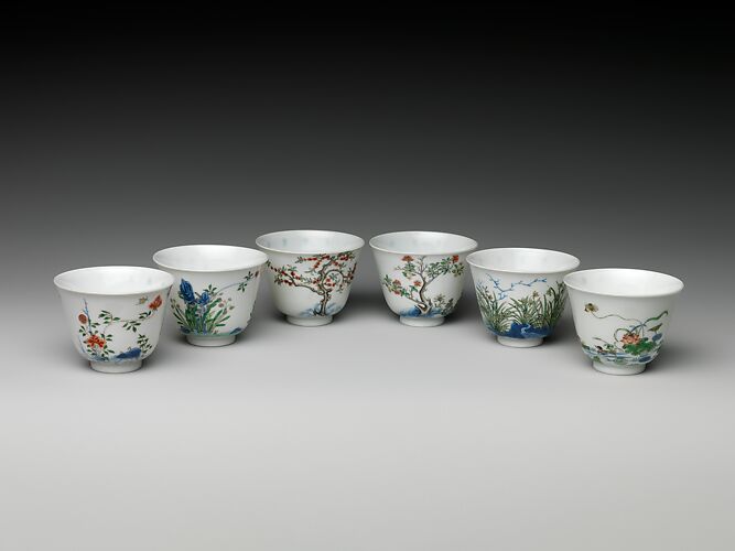 Cup (from a set of eight). Culture: China. Dimensions: H. 1 3/4 in