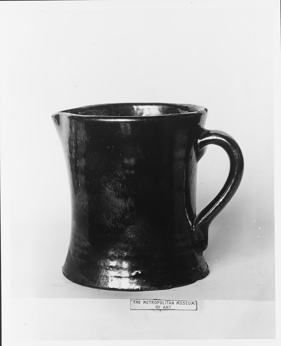 Mug, Probably earthenware, American