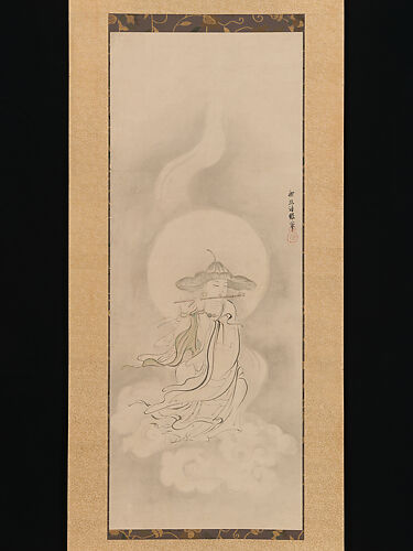 Jizō Bosatsu Playing a Flute