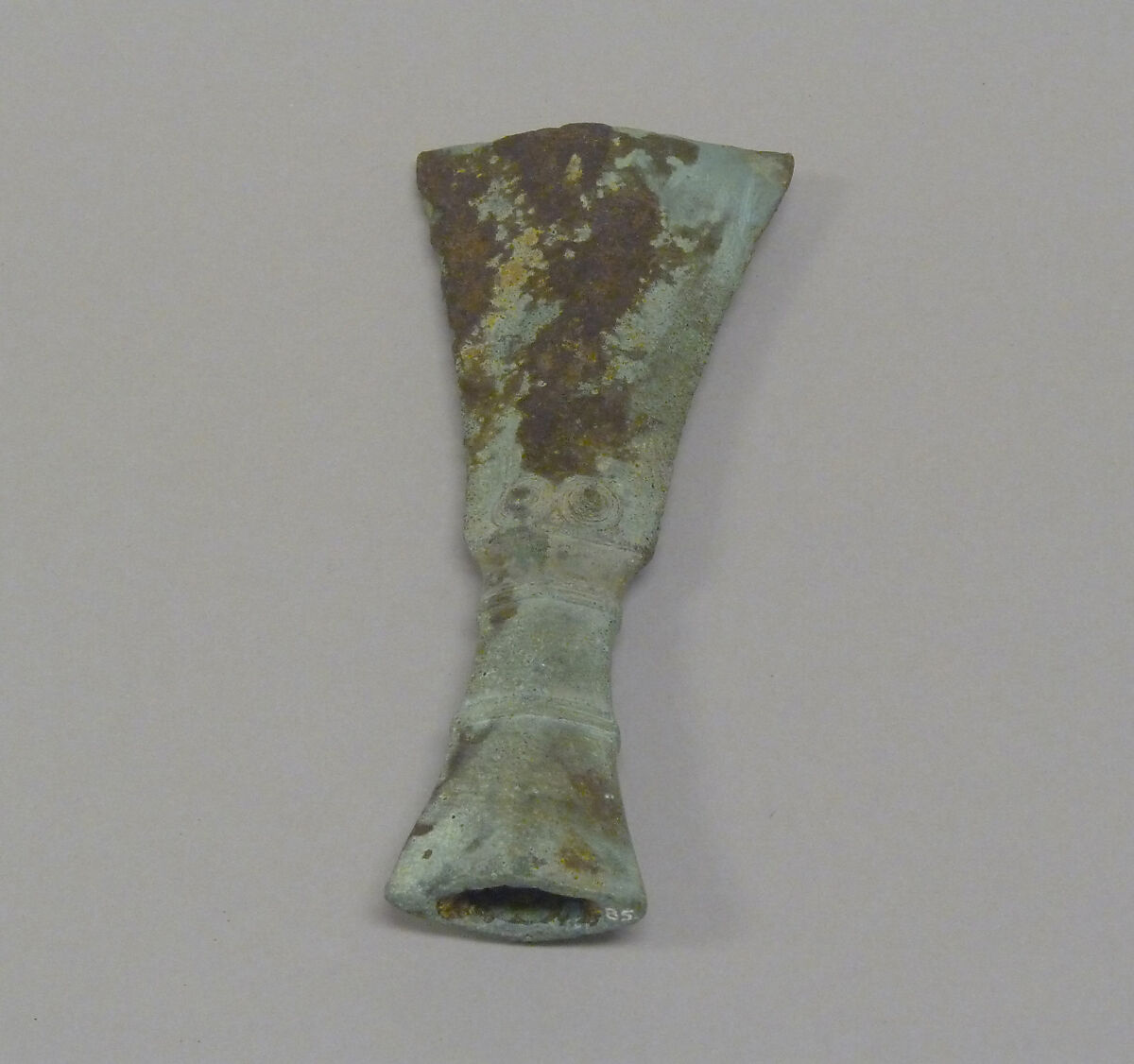 Knife handle, Bronze, Indonesia 