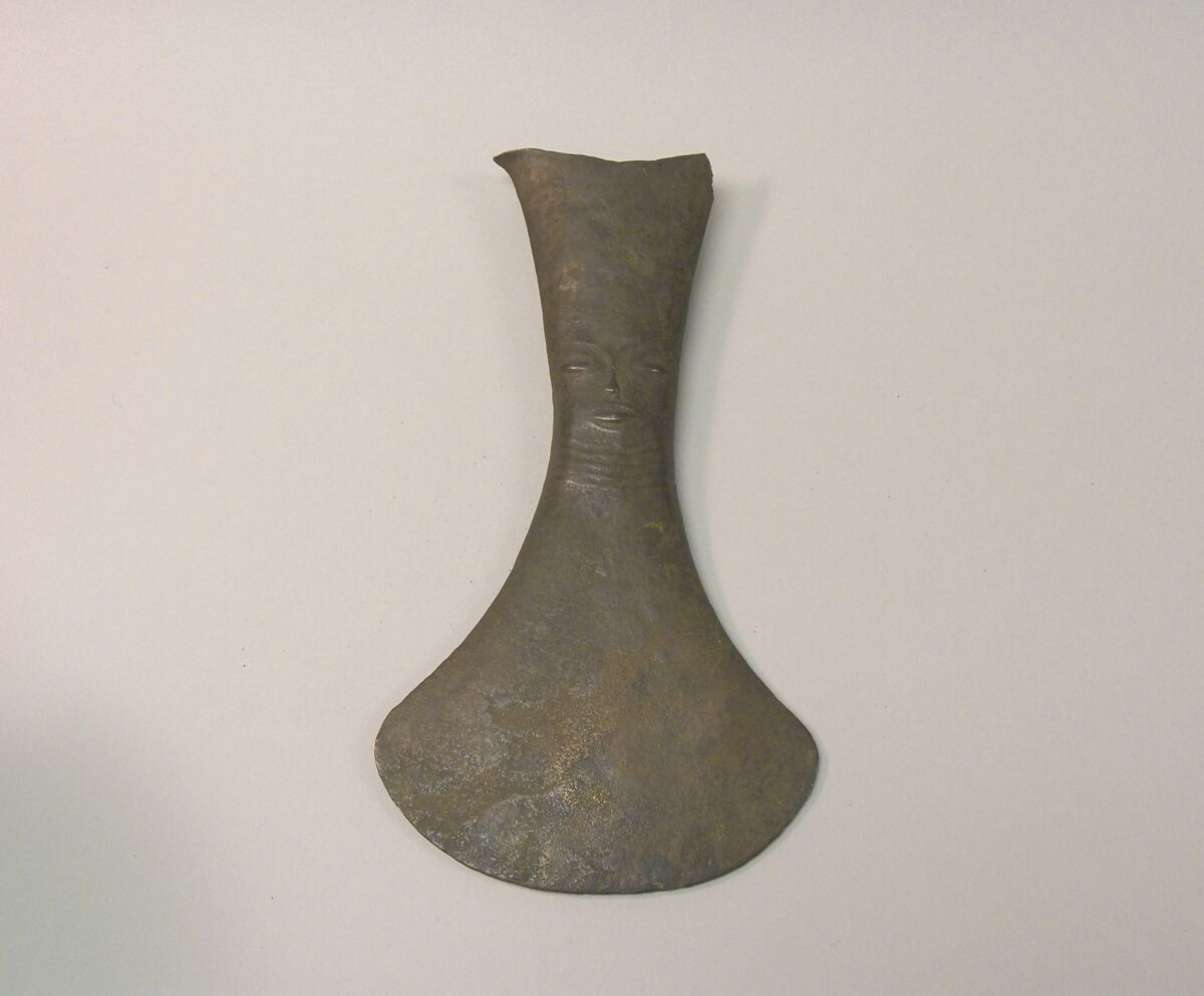 Hafted Ax with Face | Indonesia | Bronze and Iron Age period | The ...