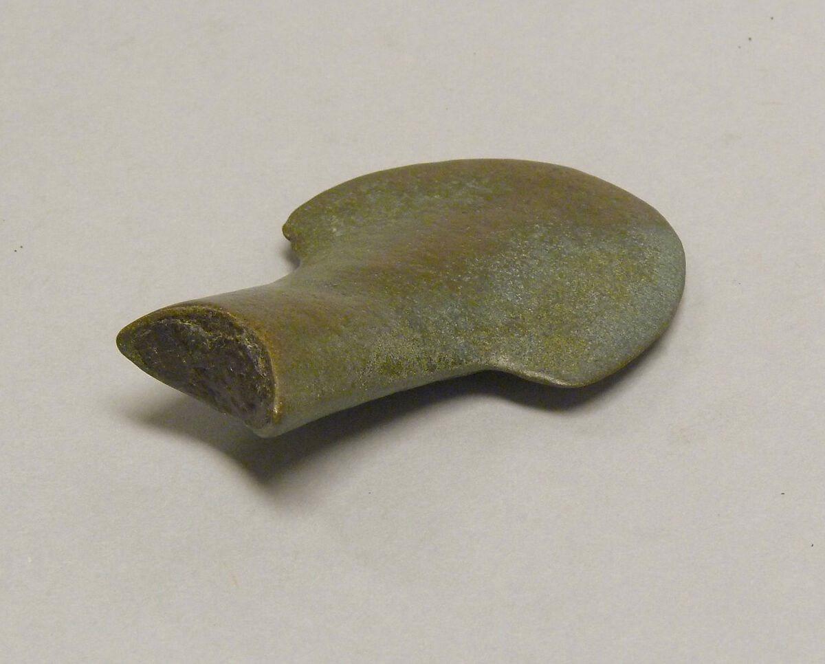 Hoe-Shaped Ax, Bronze, Indonesia