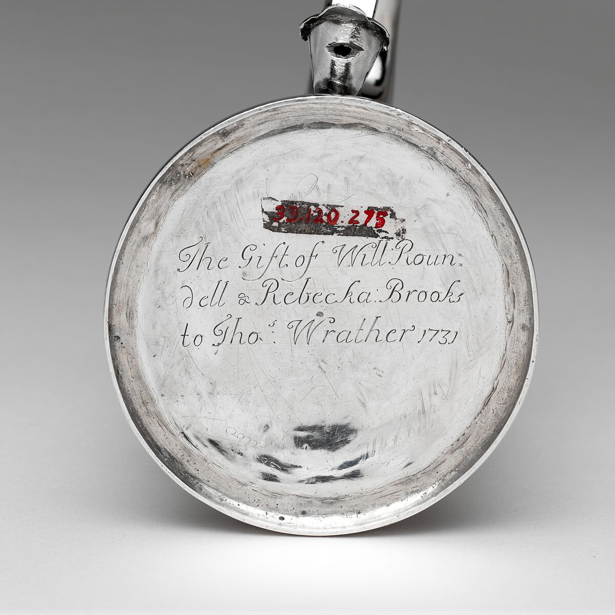 Mug, Marked by L. A., Silver, American