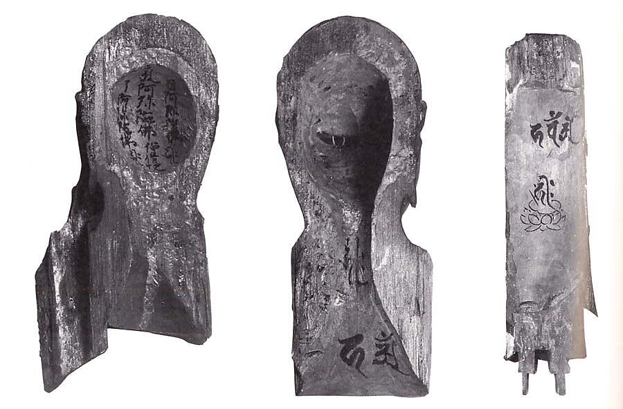 Jizō, Bodhisattva of the Earth Store (Kshitigarbha), Kaikei (Japanese, active 1183–1223), Lacquered Japanese cypress, color, gold, cut gold, and inlaid crystal, Japan