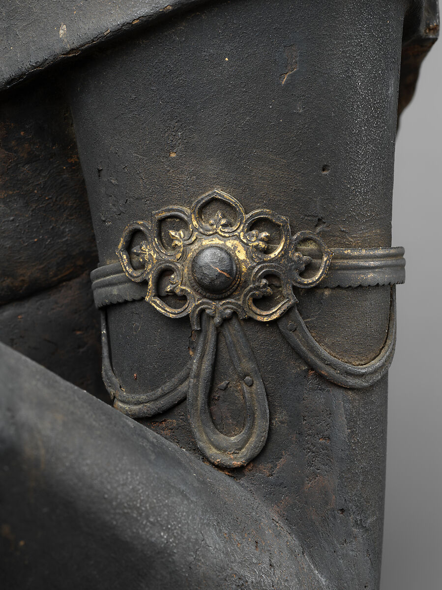 Fudō Myōō, the Immovable Wisdom King (Achala Vidyaraja), Kaikei (Japanese, active 1183–1223), Japanese cypress with lacquer, color, gold, cut gold leaf (kirikane), and inlaid crystal eyes, Japan