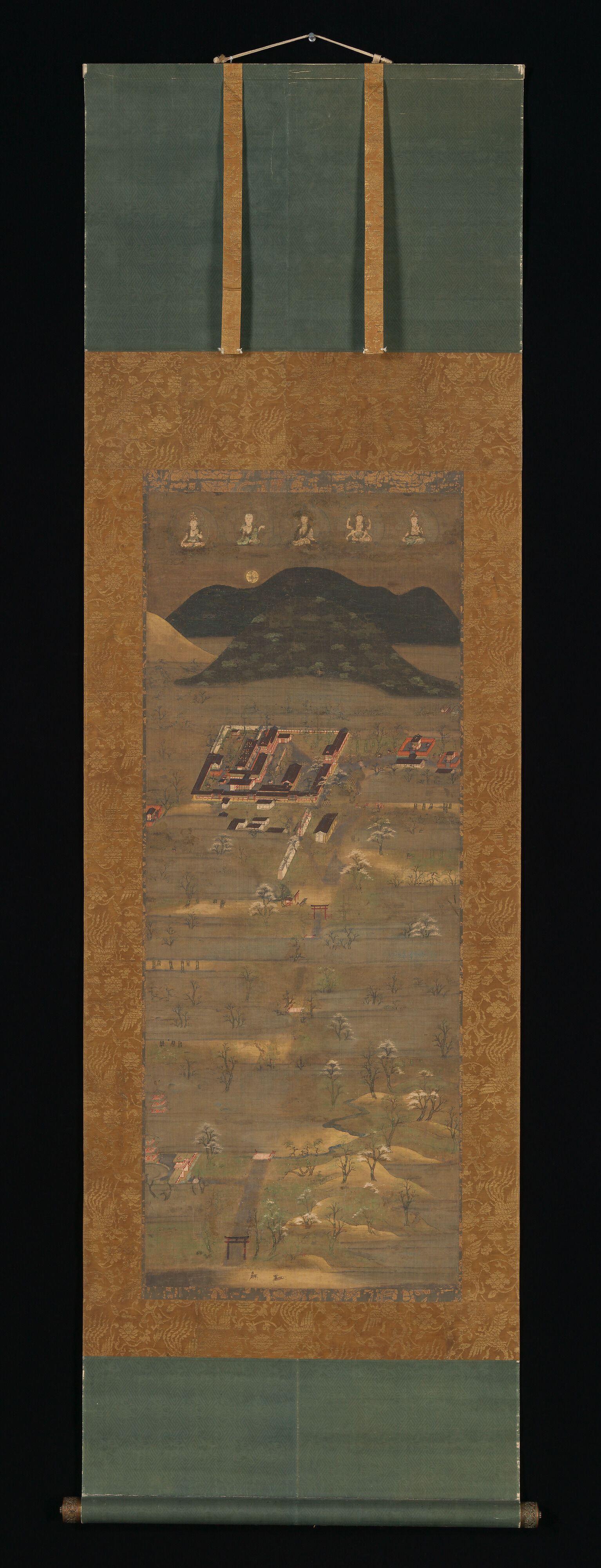 【風水画】命〜神馬とマントラ〜 運気を整え、悩みを解放へ導く｜宇宙マントラ風水画【一点物・A3額入り