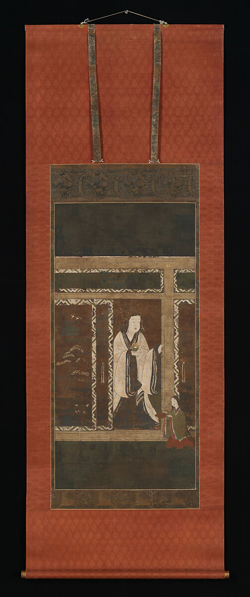 Seiryū Gongen, Hanging scroll; ink and color on silk, Japan